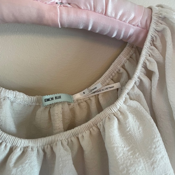 Kimchi Blue Crepe Frilly Crop Top - Picture 3 of 4